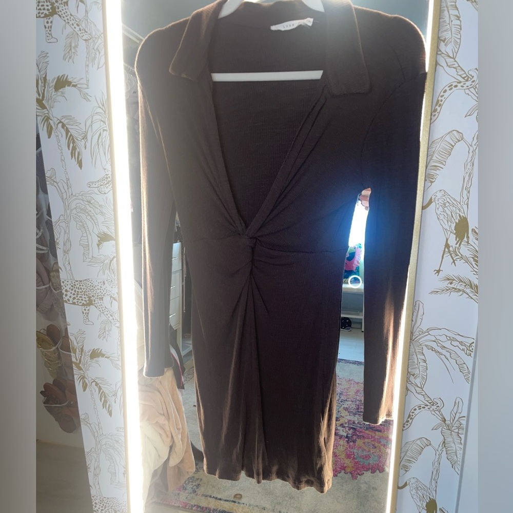 LUSH long sleeve mini dress